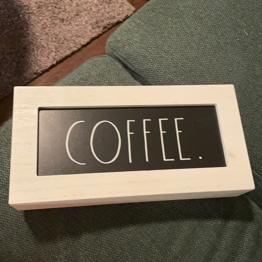 Coffee Sign- Rae Dunn